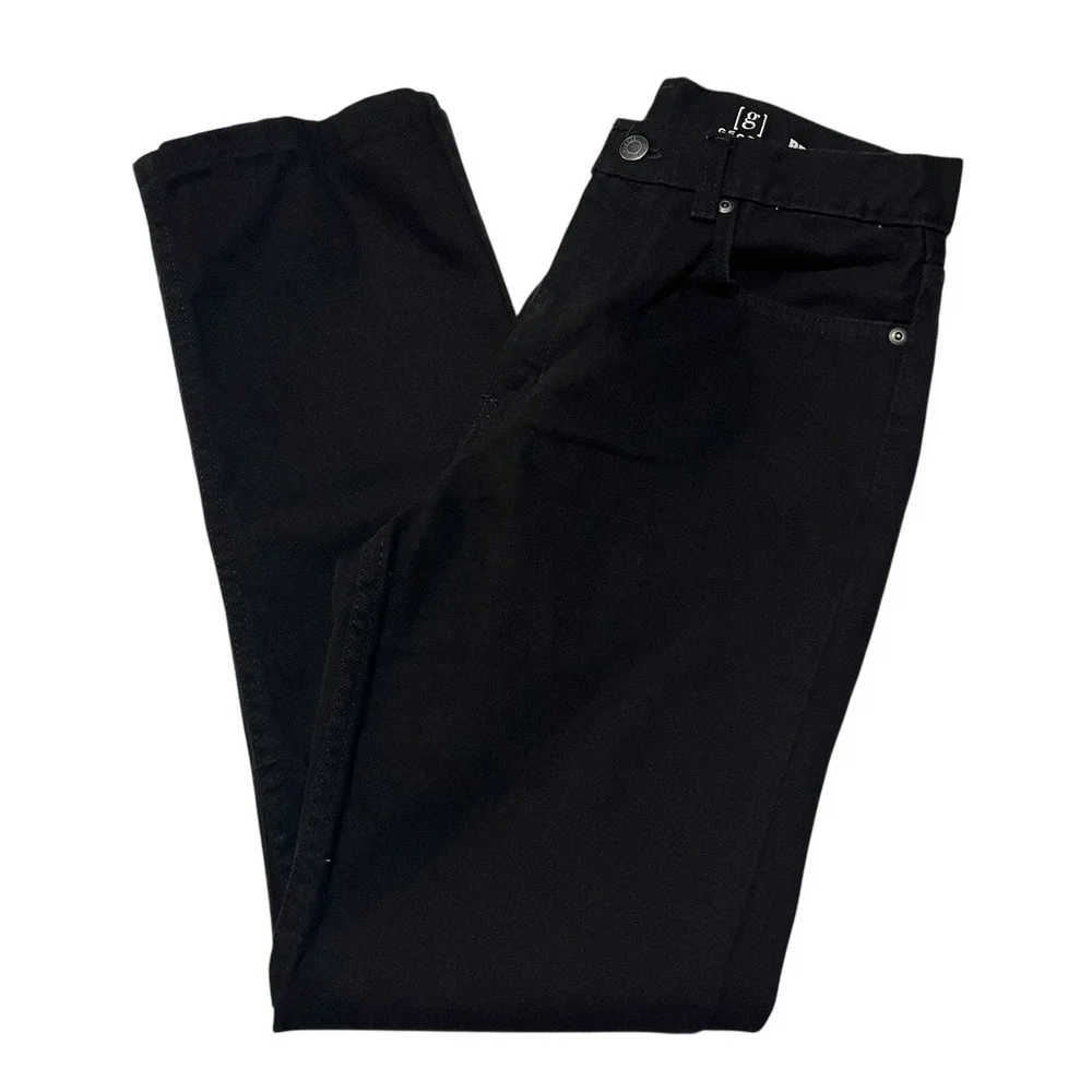 George‎ Regular Fit Jeans Black Denim 100% Cotton Men's 29x32 Pockets Straight